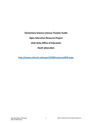 cover image of Science Literacy Guide